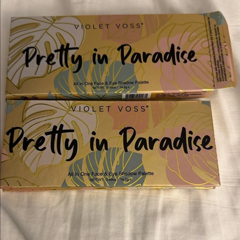 Violet Voss pretty in paradise all in one face & eyeshadow palette new in box